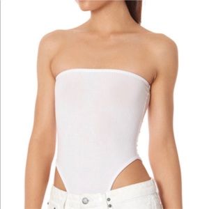 LF high cut ribbed bodysuit